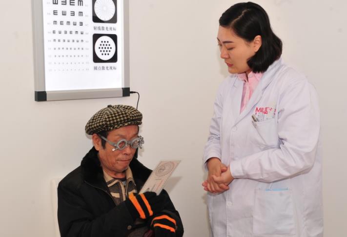老花鏡多年不換危害大，佩戴前要做專業(yè)檢查